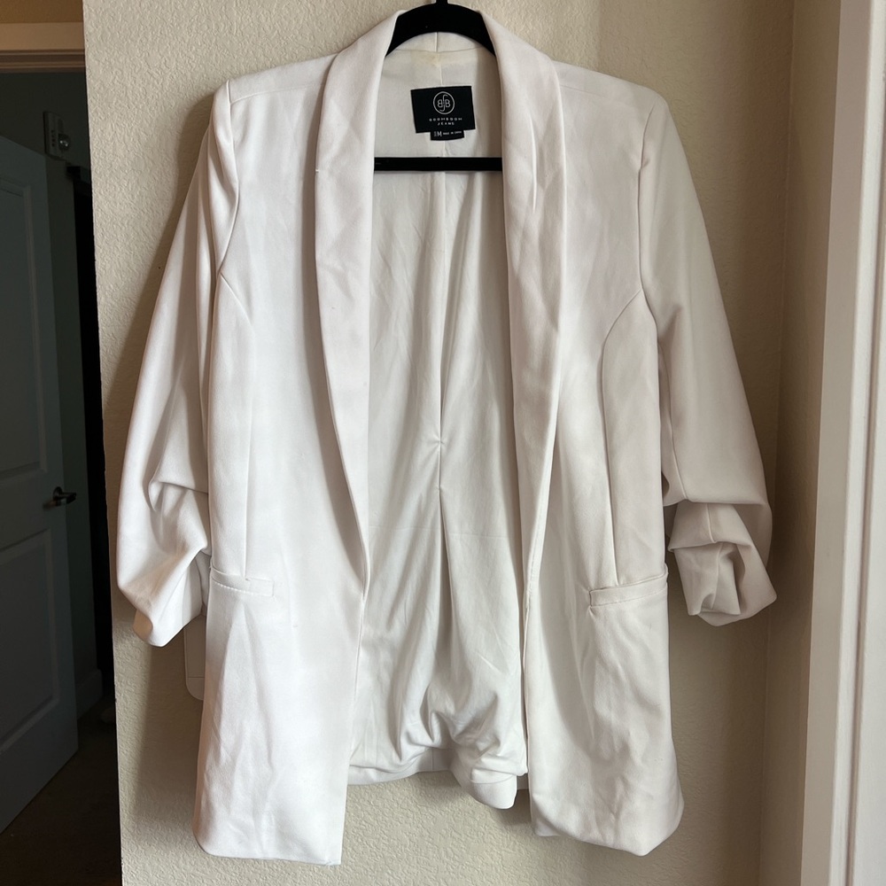 White blazer, size medium